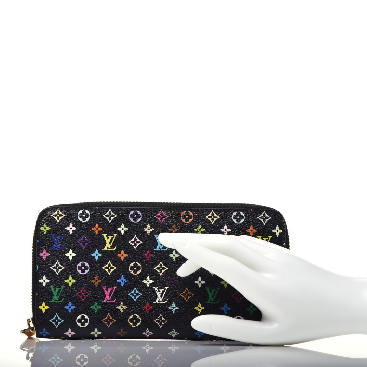 Monogram Multicolor Zippy Wallet Black Grenade