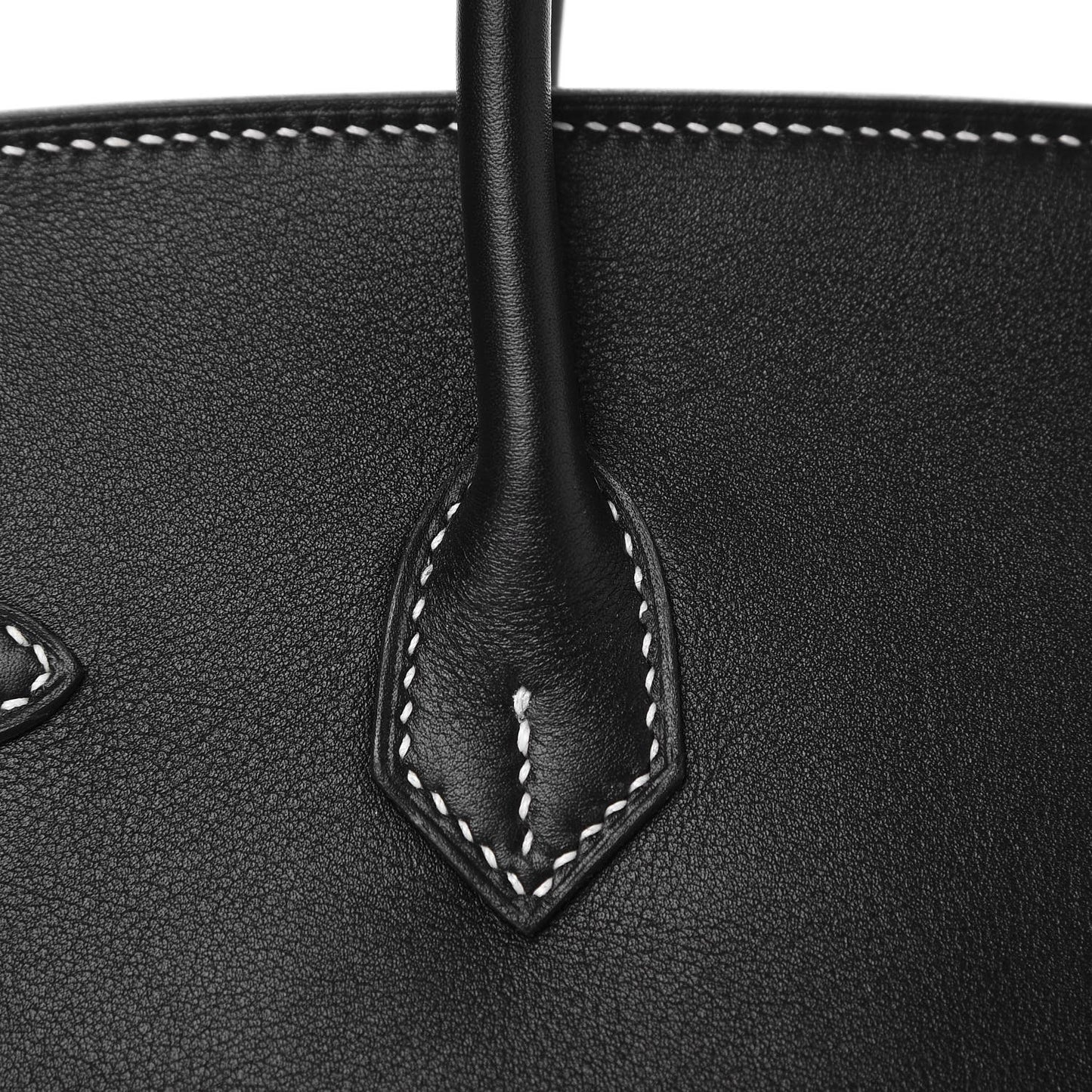 Swift Horseshoe Birkin 25 Black White