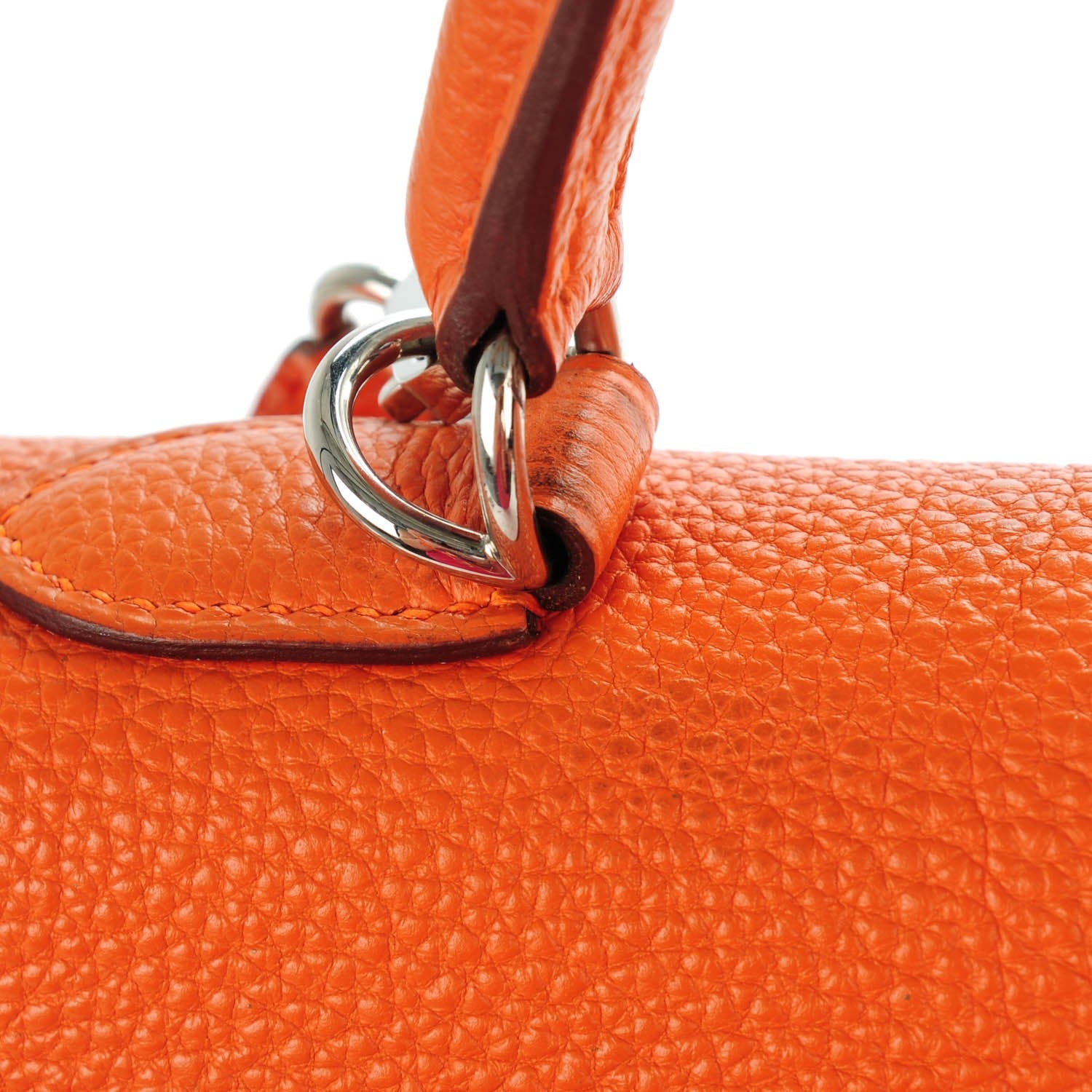 Hermes Togo Kelly Retourne 35 Orange 23 of 23