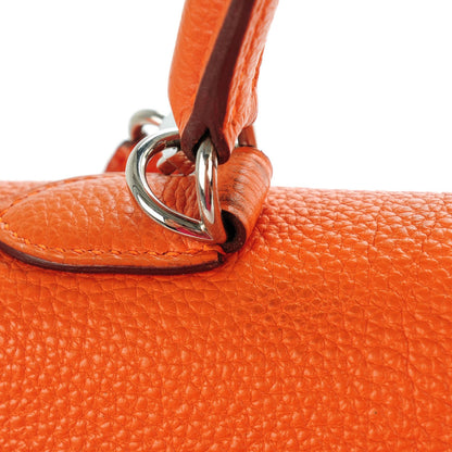 Hermes Togo Kelly Retourne 35 Orange 23 of 23