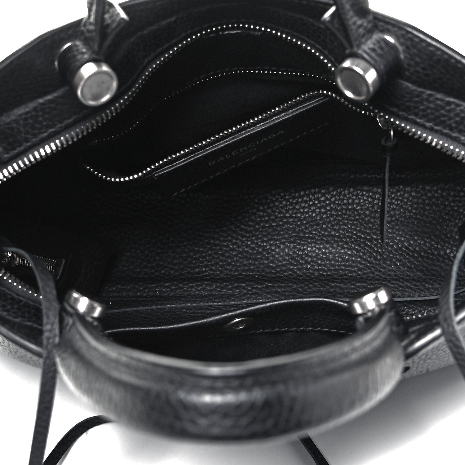 Balenciaga Veau Grana Perforated Blackout Hardware S City Black 5 of 9