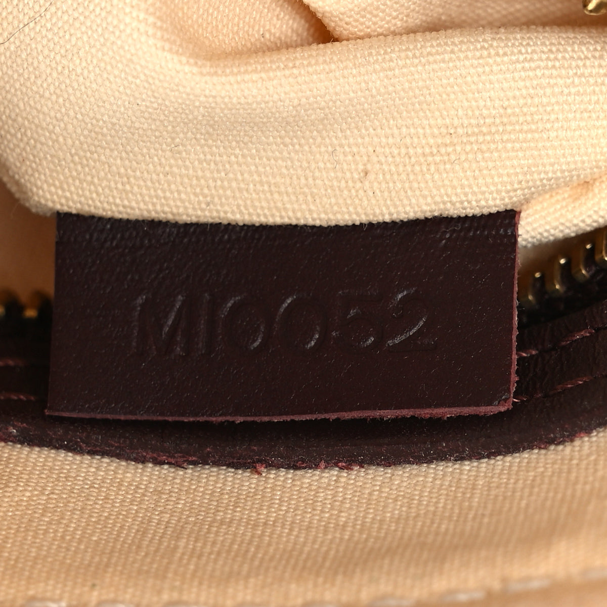 Mini Monogram Alma Long Cherry