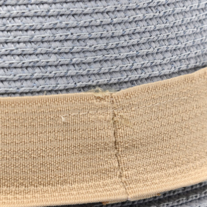 Christian Dior Straw Logo Hat Blue 9 of 11