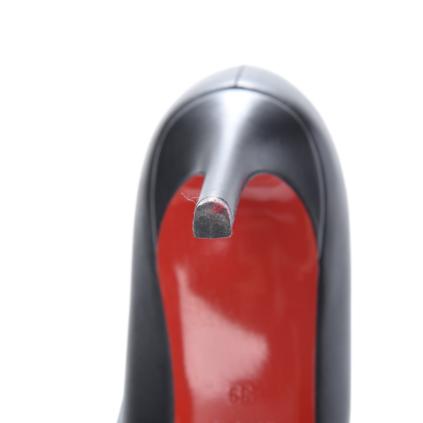 Shiny Nappa Simple 70 Pumps 39 Black