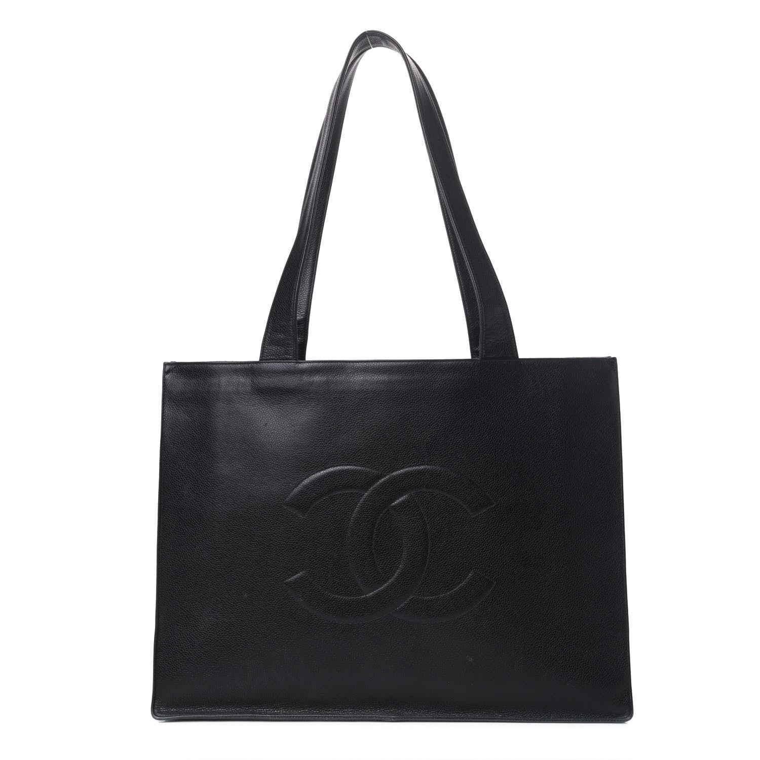 Chanel Caviar CC Tote Black 1 of 7
