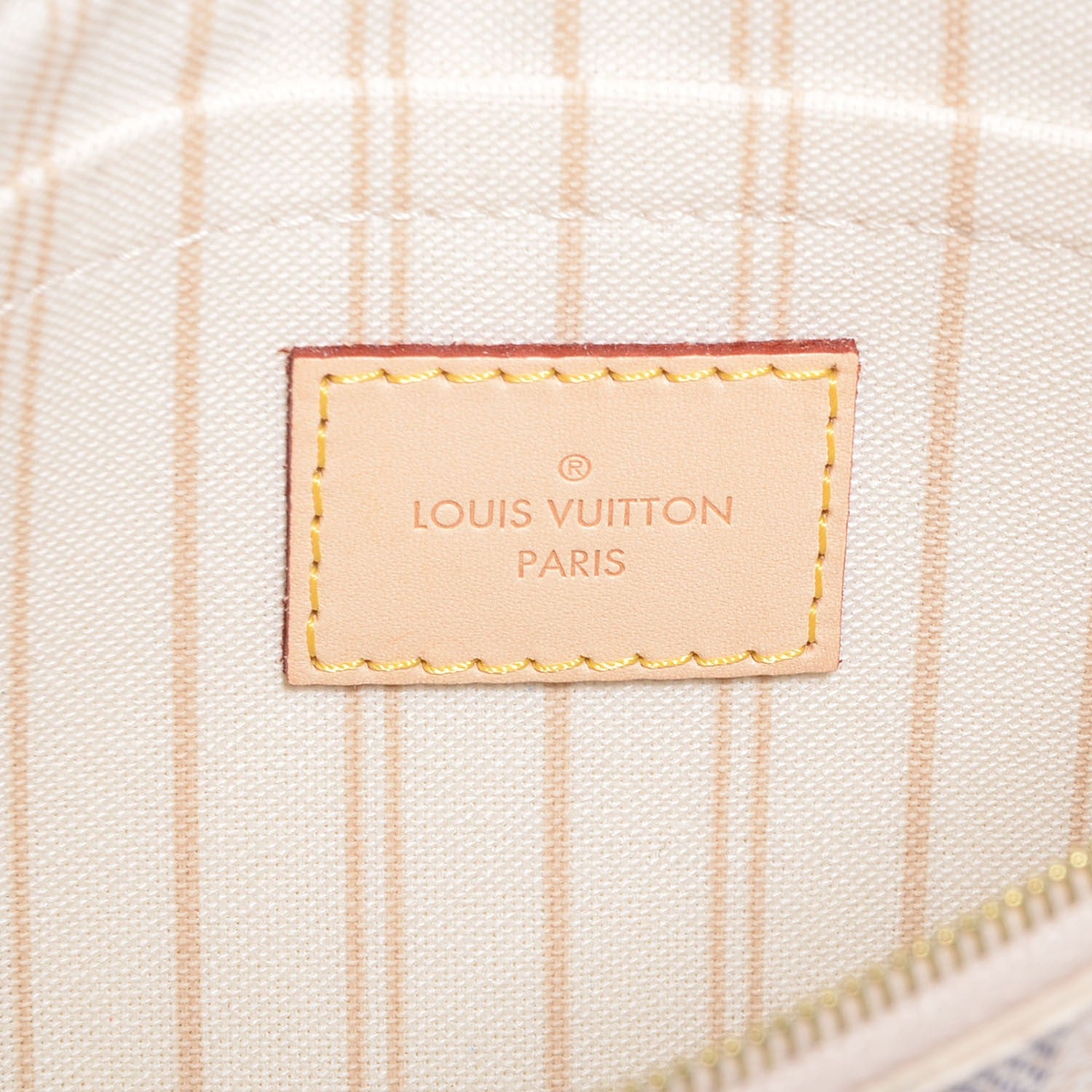 Louis Vuitton Damier Azur Neverfull MM GM Pochette 7 of 9