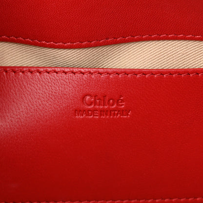 Chloe Supple Lambskin Small Faye Soft Zippered Shoulder Bag Red Crush 5 of 10