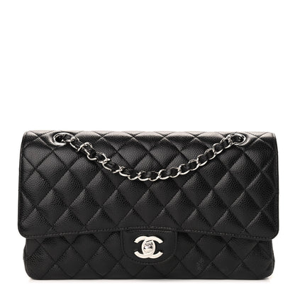 Chanel Caviar Quilted Medium Double Flap Black 1 of 9