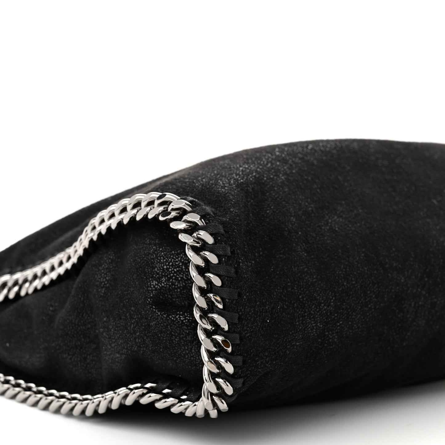 Shaggy Deer Falabella Fold Over Tote Black