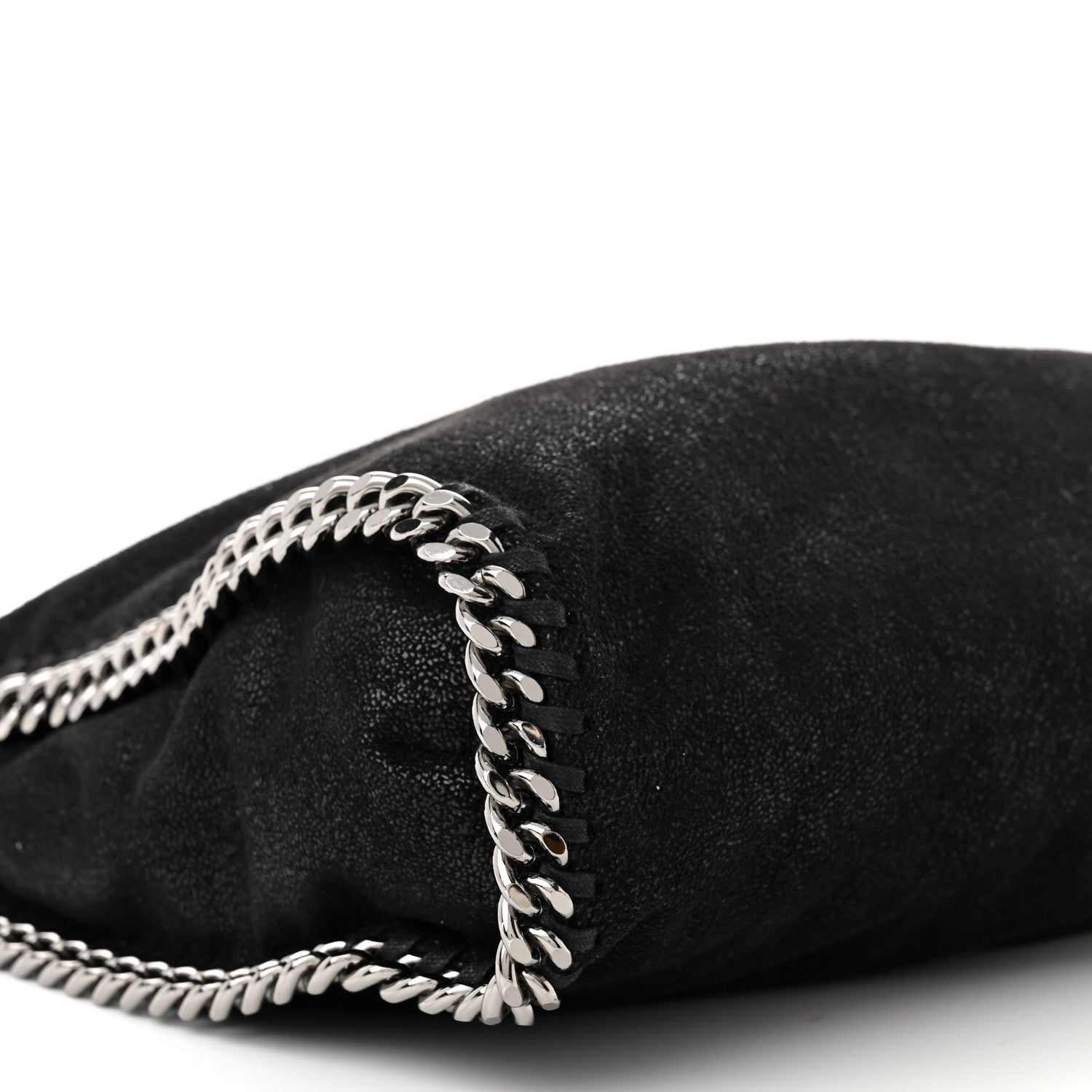 Stella McCartney Shaggy Deer Falabella Fold Over Tote Black 9 of 10