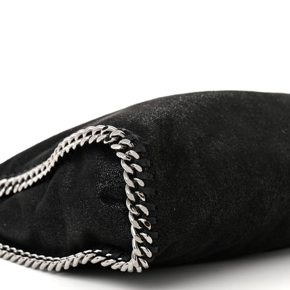 Stella McCartney Shaggy Deer Falabella Fold Over Tote Black 9 of 10