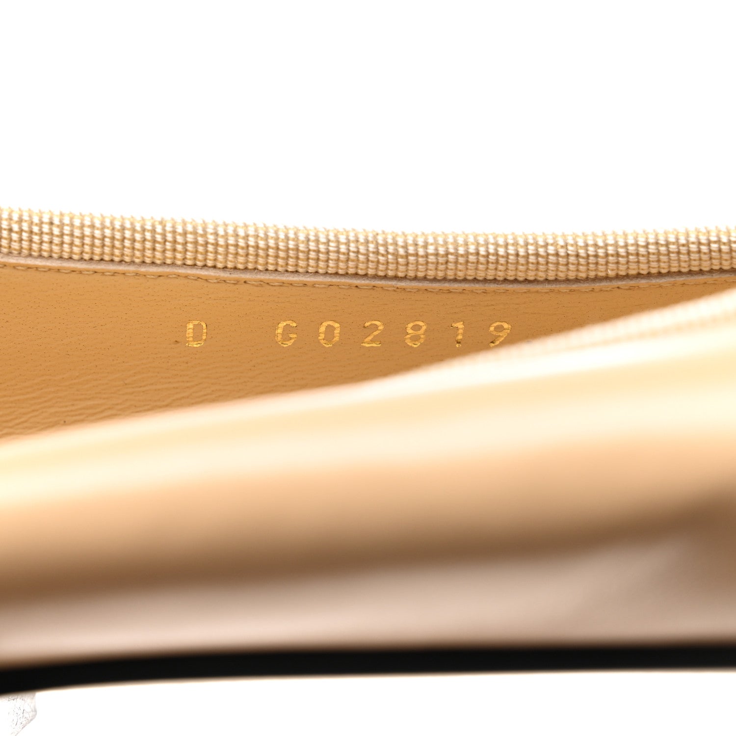 Chanel Lambskin Cap Toe CC Ballerina Flats 36.5 Beige Black 6 of 9