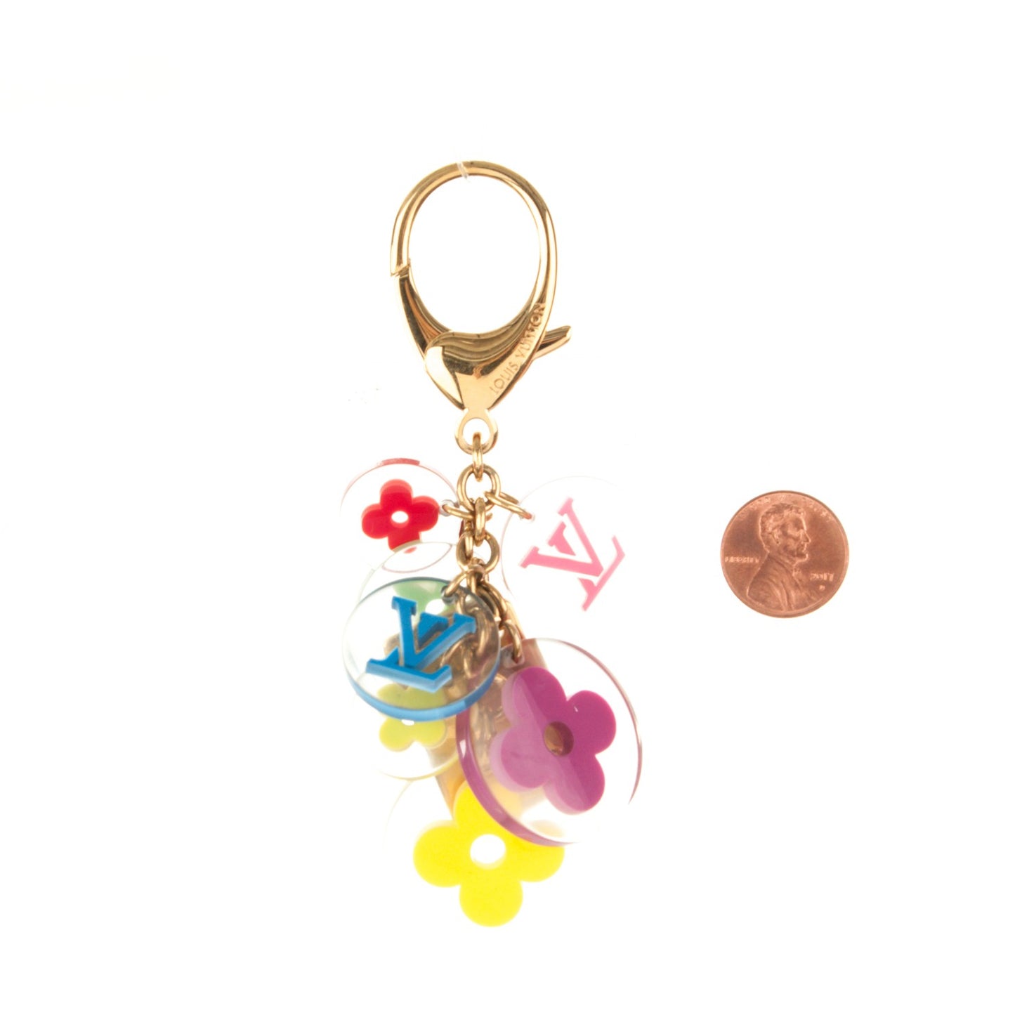 Resin Candy Fleurs Bag Charm Multicolor