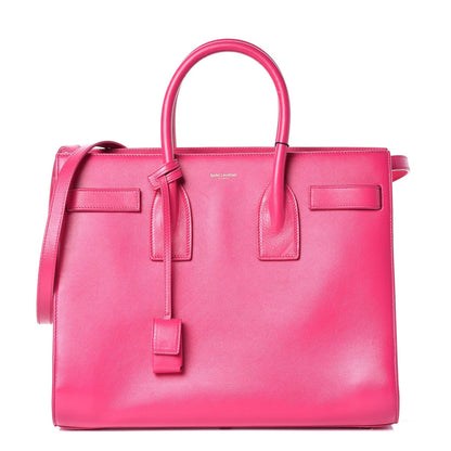 Saint Laurent Calfskin Small Sac De Jour Bubblegum 1 of 9