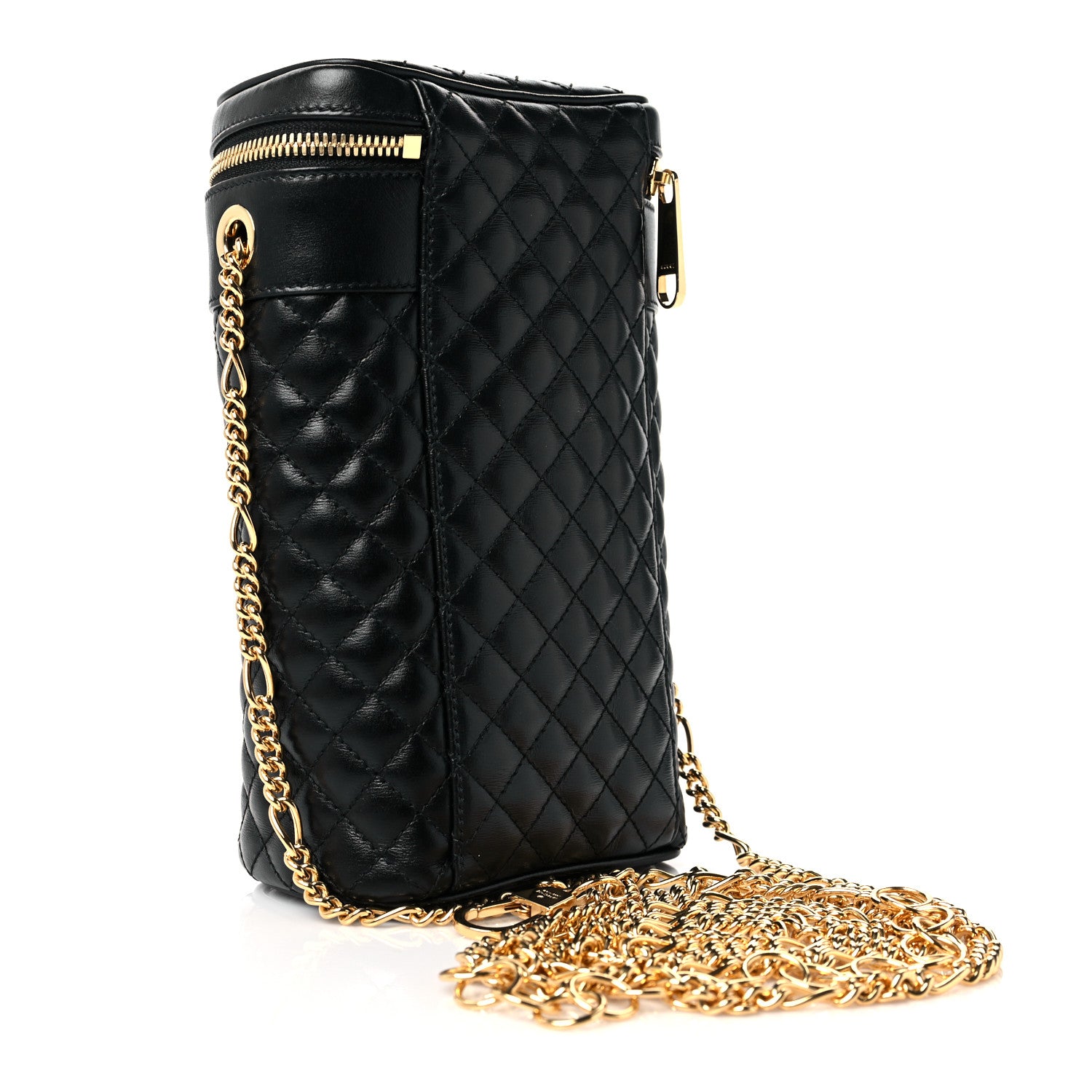 Gucci Calfskin Trapuntata Zumi Belt Bag Black 3 of 10