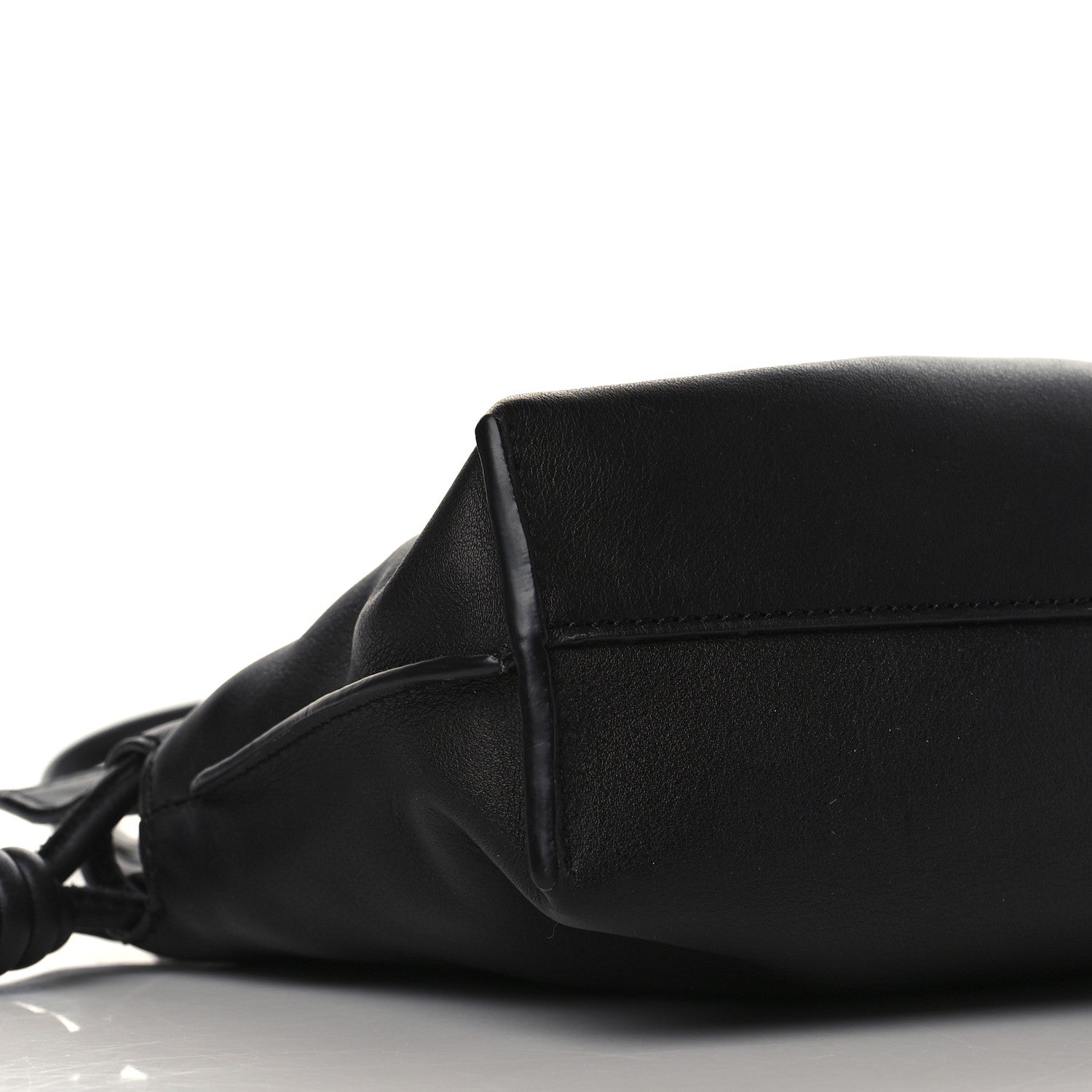 Loewe Calfskin Mini Flamenco Knot Clutch Black 7 of 9