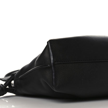 Loewe Calfskin Mini Flamenco Knot Clutch Black 7 of 9