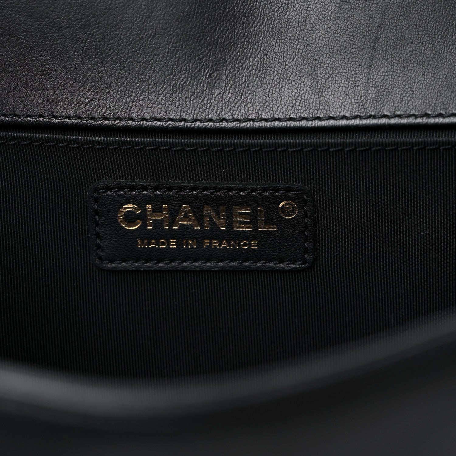 Chanel Lambskin Quilted Medium Boy Flap Black 6 of 17