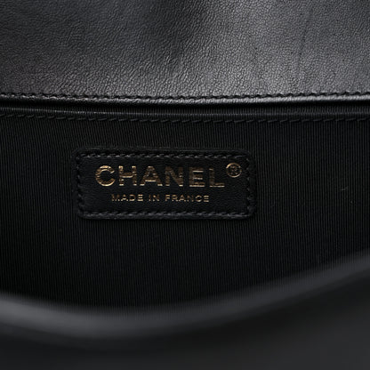 Chanel Lambskin Quilted Medium Boy Flap Black 6 of 17