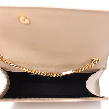 Saint Laurent Grain De Poudre Medium Classic Monogram Kate Satchel Marble Pink 5 of 11