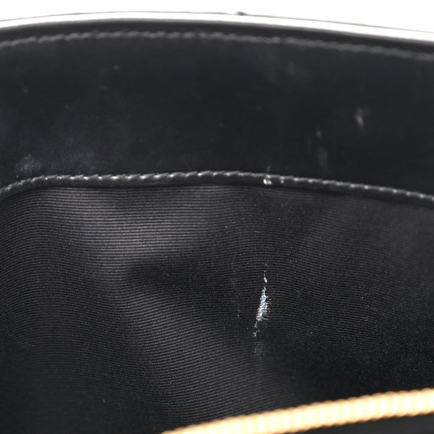 Calfskin Y Quilted Monogram Medium Loulou Chain Satchel Black