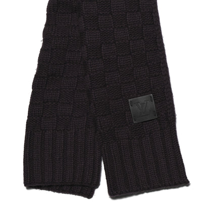 Louis Vuitton Cashmere Damier Helsinki Scarf Purple 2 of 3