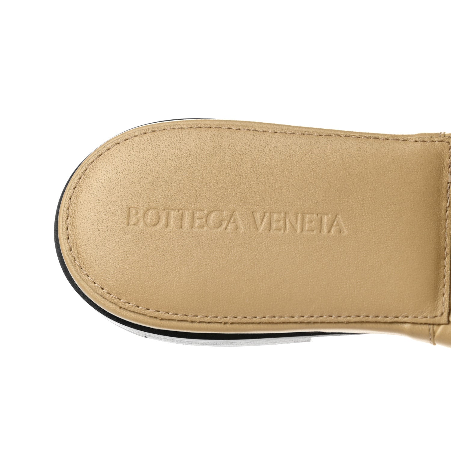Bottega Veneta Nappa Maxi Intrecciato Lido Flat Sandals 38 Cane Sugar 7 of 8