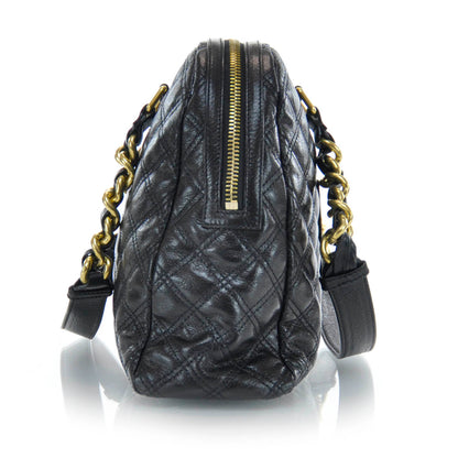 Marc Jacobs Leather Quilted Karlie Satchel Black 4 of 9