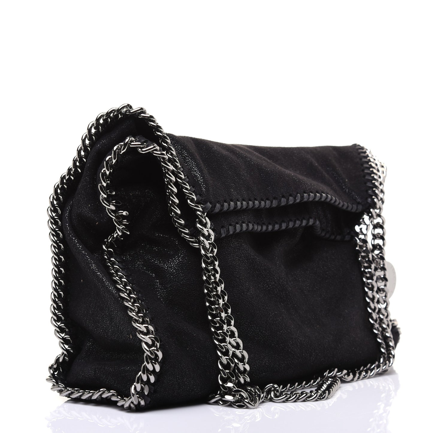 Shaggy Deer Small Falabella Tote Black