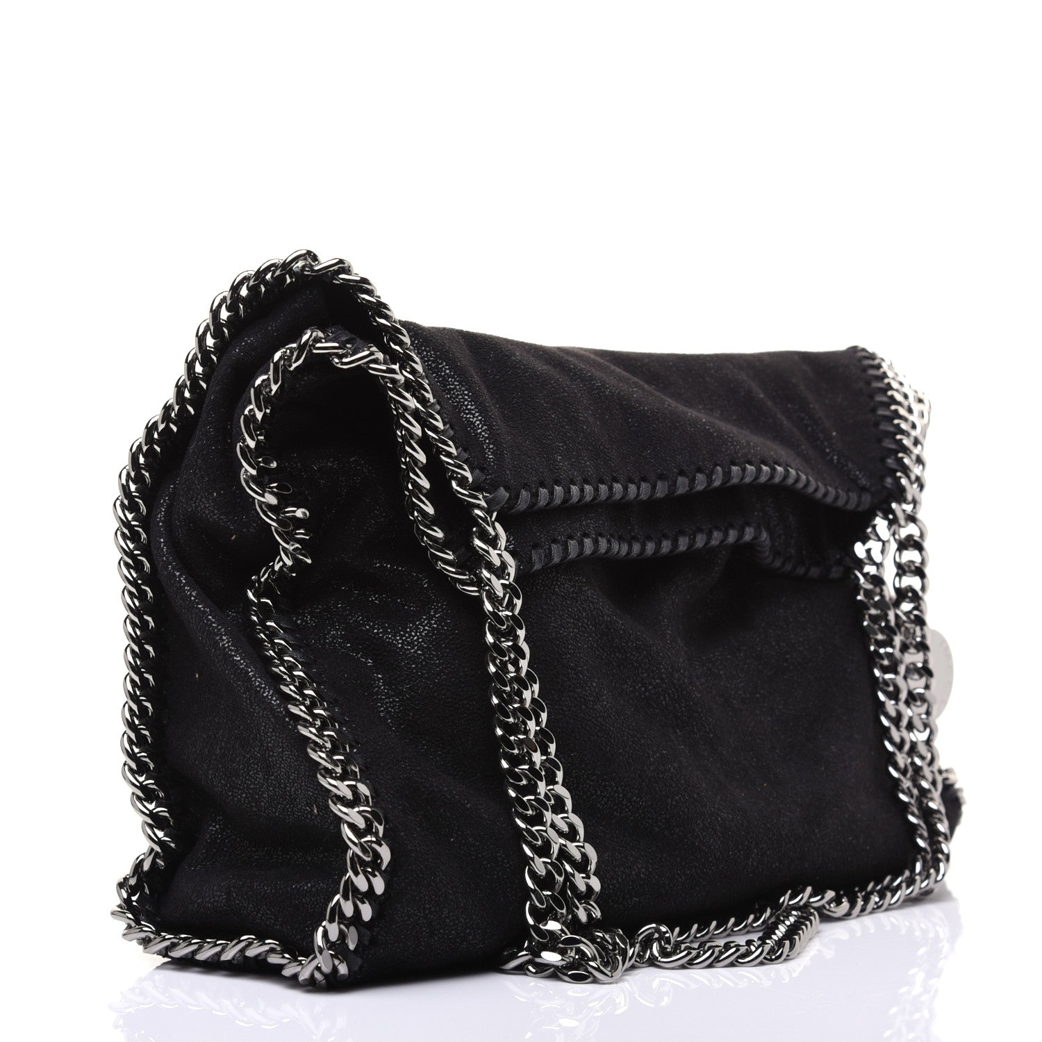 Stella McCartney Shaggy Deer Small Falabella Tote Black 3 of 12