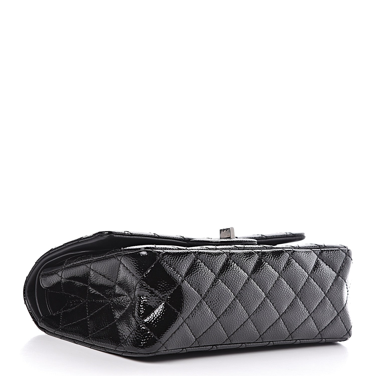 Chanel Patent Caviar Quilted 2.55 Reissue 225 Flap Black 4 of 10