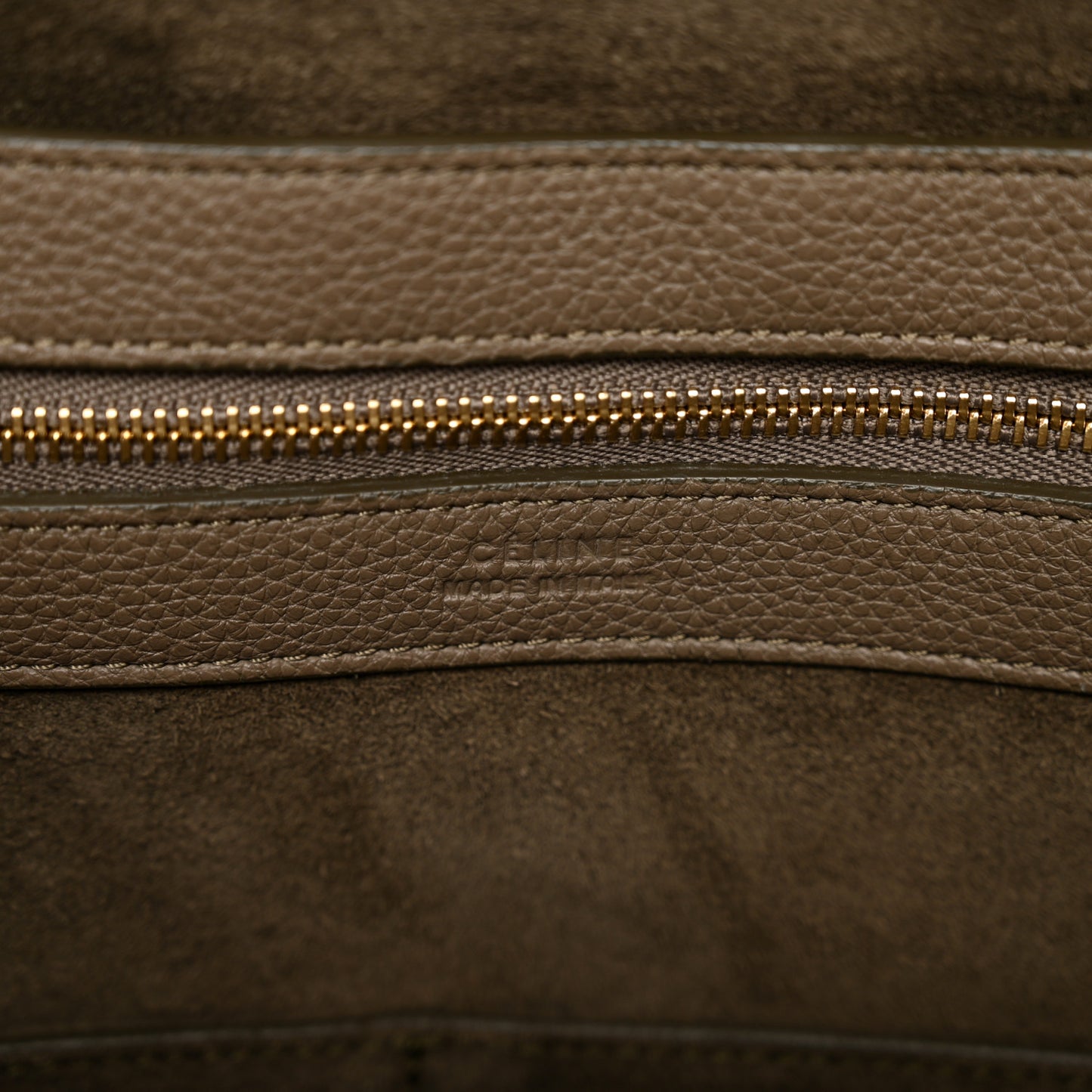 Soft Grained Calfskin Small Belt Cabas Phantom Taupe