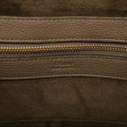 Celine Soft Grained Calfskin Small Belt Cabas Phantom Taupe 9 of 9