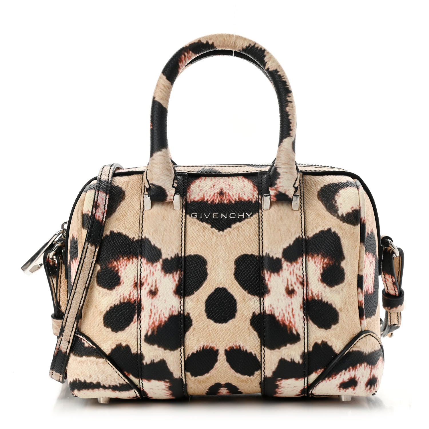 Givenchy Grained Calfskin Jaguar Print Micro Lucrezia Multicolor 1 of 10