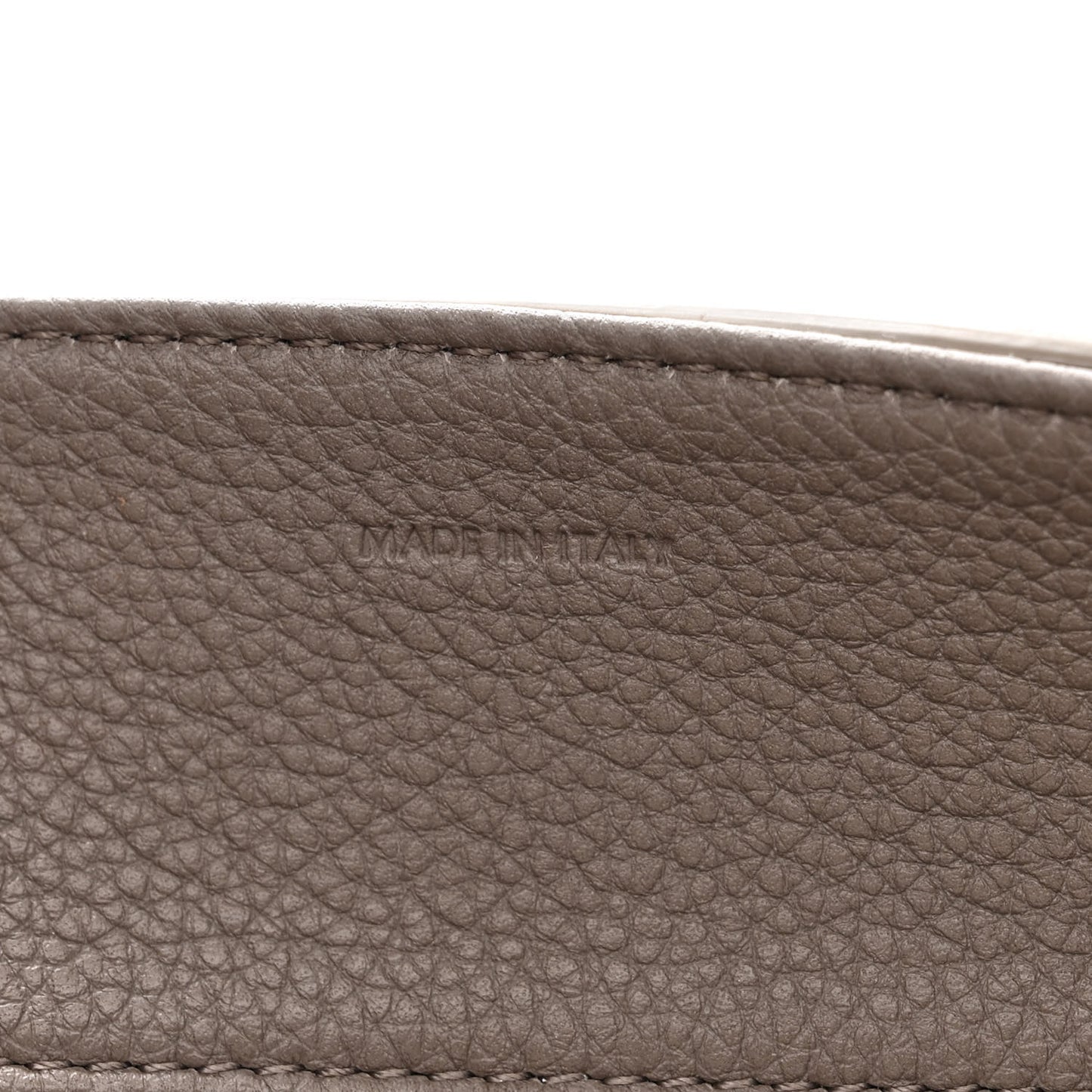 Supple Grained Calfskin Large Soft 16 Bag Pebble