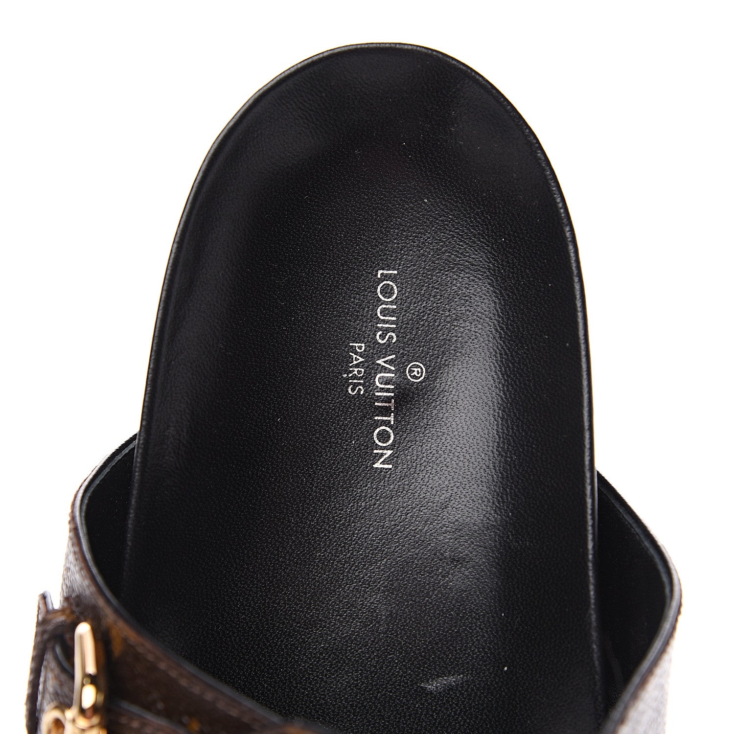 Louis Vuitton Monogram Bom Dia Mule Sandals 42 Black 6 of 8