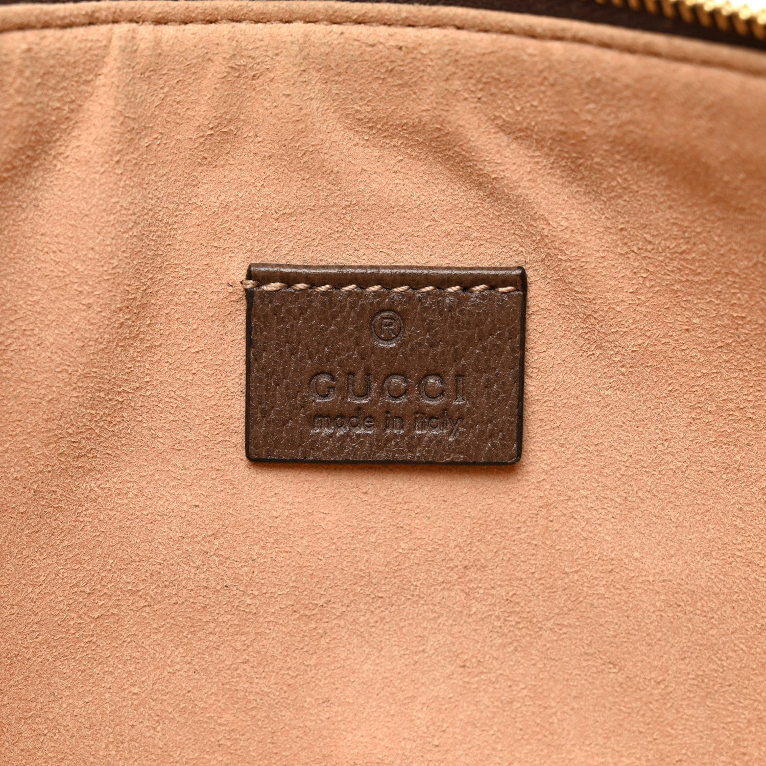 Gucci GG Supreme Monogram Large Ophidia Pouch Clutch Brown 6 of 8