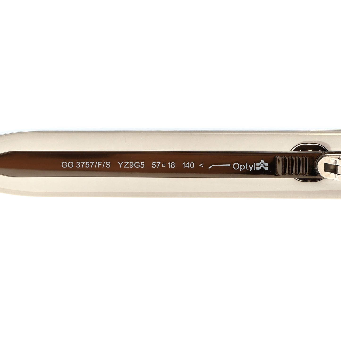 Cat Eye GG3757/F/S Sunglasses Gray Black