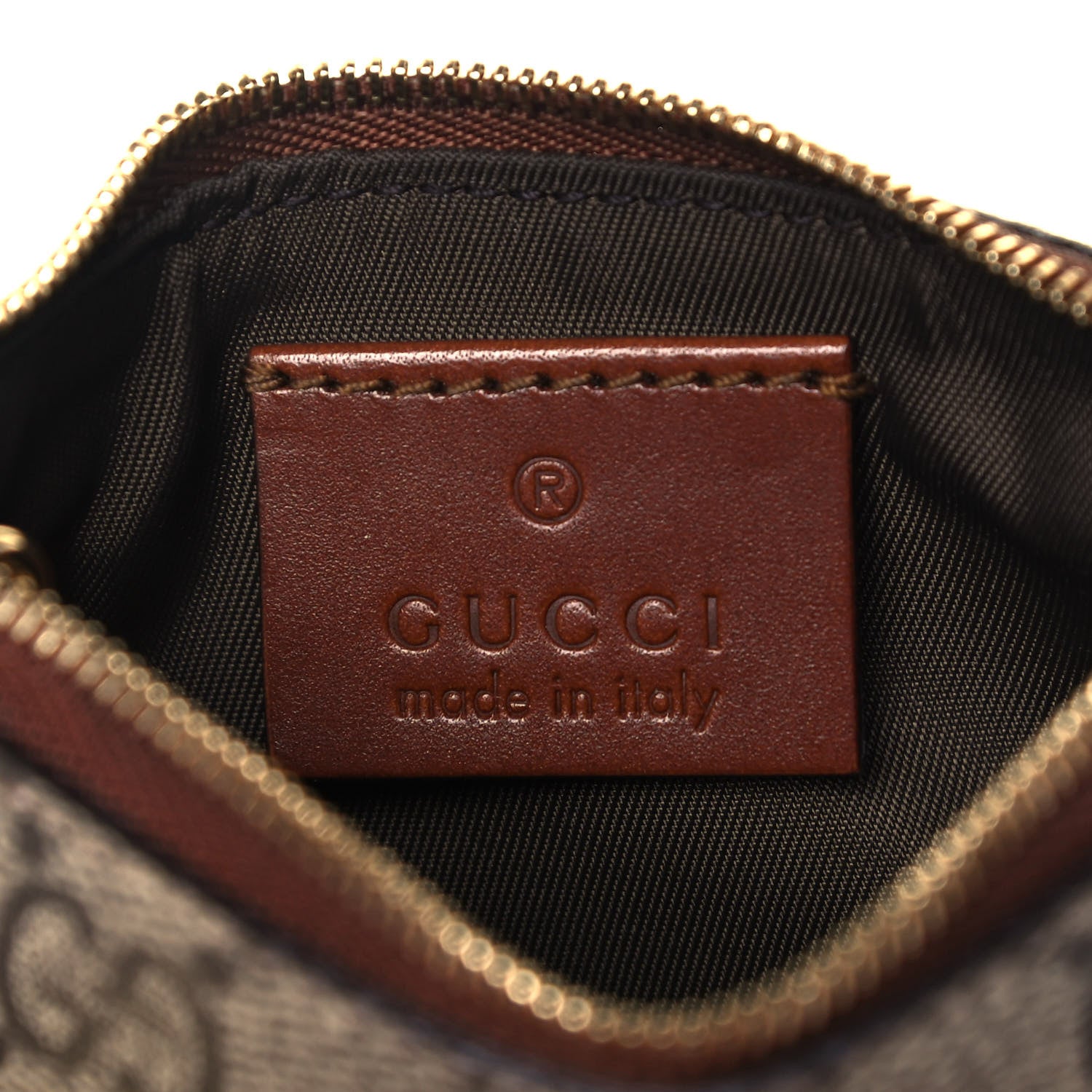 Gucci GG Supreme Monogram Key Case Brown 6 of 7