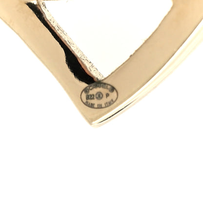 Chanel Metal CC Heart Coco In Love Earrings Gold 4 of 4
