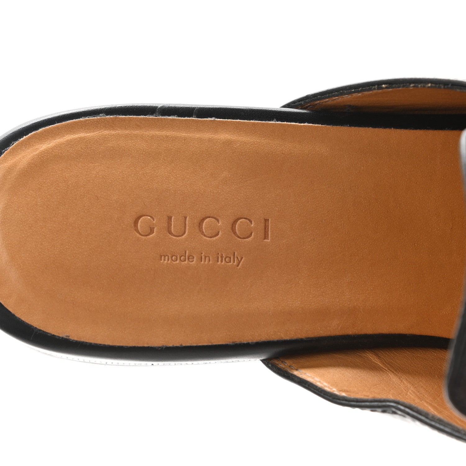 Gucci Calfskin Womens Princetown Slippers 38 Black 6 of 18