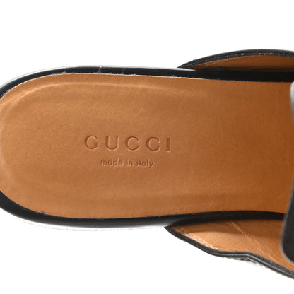 Gucci Calfskin Womens Princetown Slippers 38 Black 6 of 18