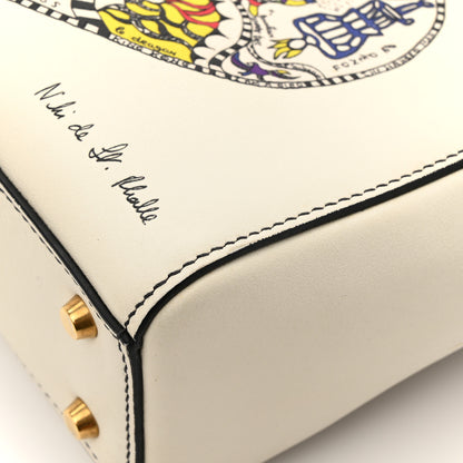 Christian Dior Calfskin Niki De Saint Phalle Heart Mini Supple Lady Dior Off White 13 of 15
