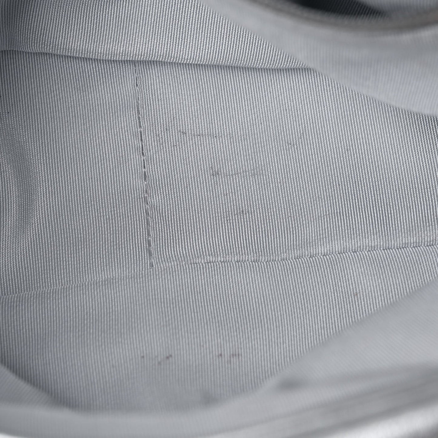 Metallic Goatskin Quilted Medium Chanel 19 Flap Silver