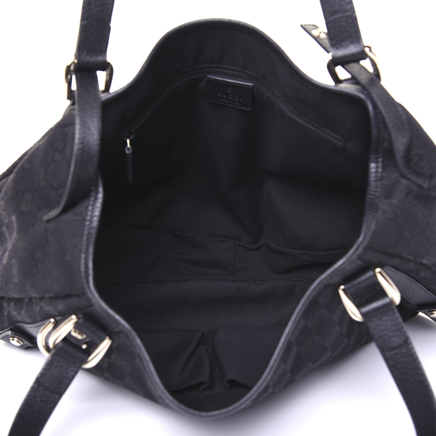 Gucci Monogram Medium Abbey Shoulder Bag Black 6 of 17