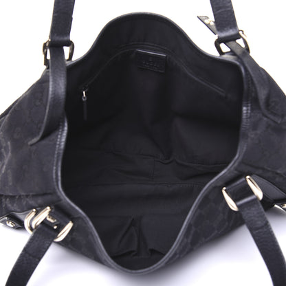 Gucci Monogram Medium Abbey Shoulder Bag Black 6 of 17