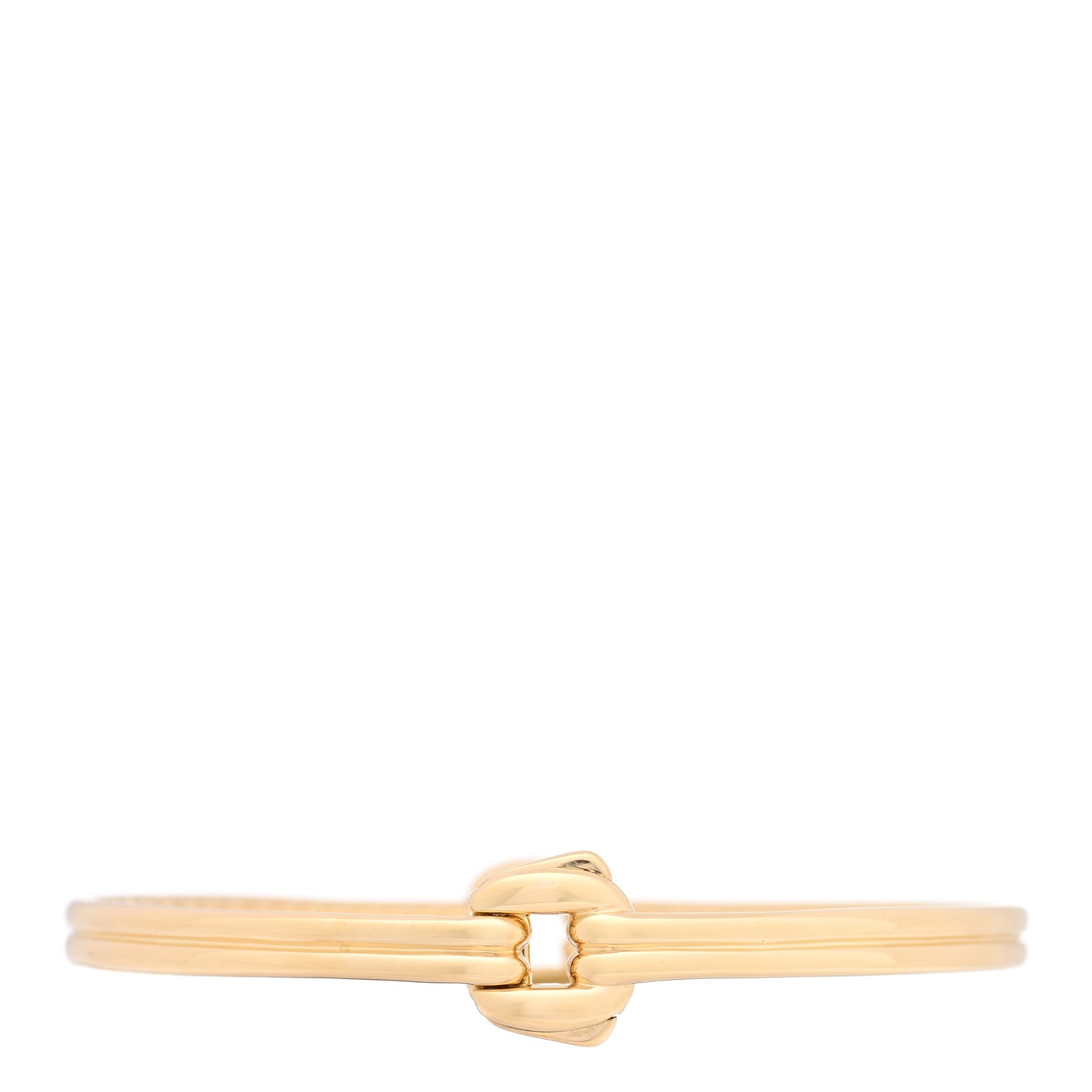 David Yurman 18K Yellow Gold Diamond Thoroughbred Center Link Bracelet 2 of 3