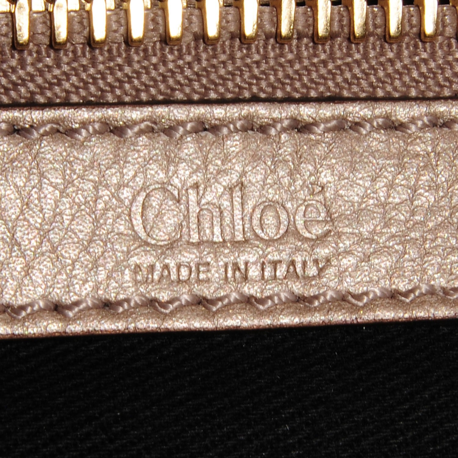 Chloe Patent Small Bay Tote Black 6 of 9
