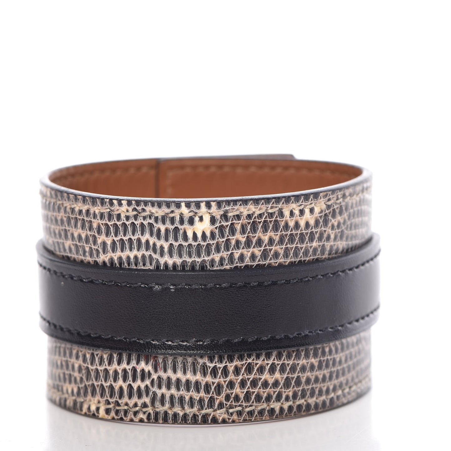 Lizard Box Manchette Drag Bracelet T3 Ombre Black