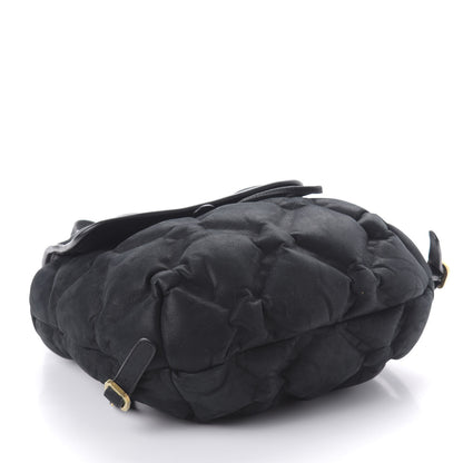 Chanel Iridescent Calfskin Quilted Chesterfield Backpack Black 3 of 10